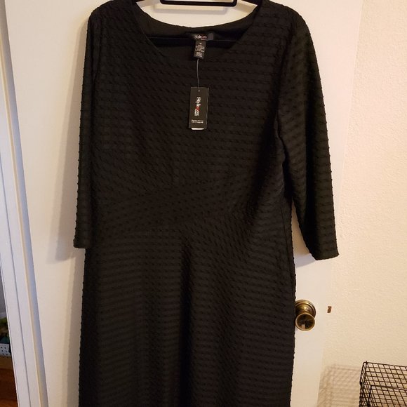 Style & Co. Dresses & Skirts - Style & Co. Black Dress 18
